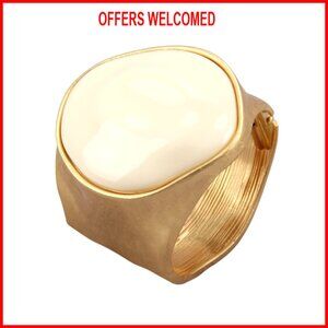 Copper Cuff Bracelet Open Bangle Stackable Stretch Bead Boho Jewelry